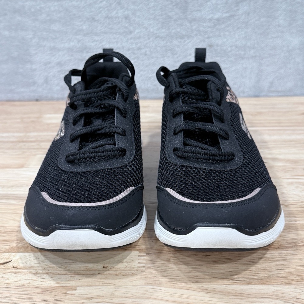 Skechers Women's Flex Appeal 4.0 149576 Black Running Shoes Sneakers Size 8.5 - Picture 3 of 9